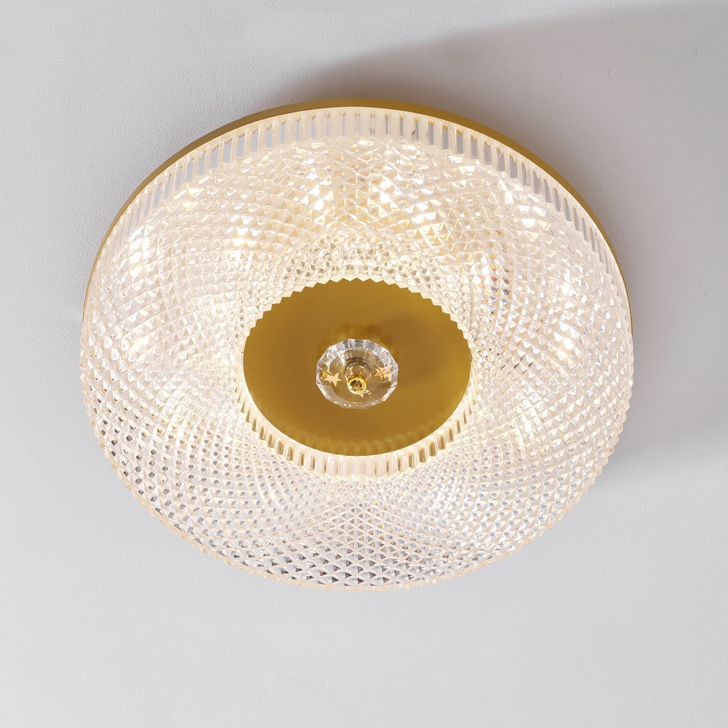 Corissam | Slim Disc Contemporary Geometric Surface Mounted Ceiling Light
