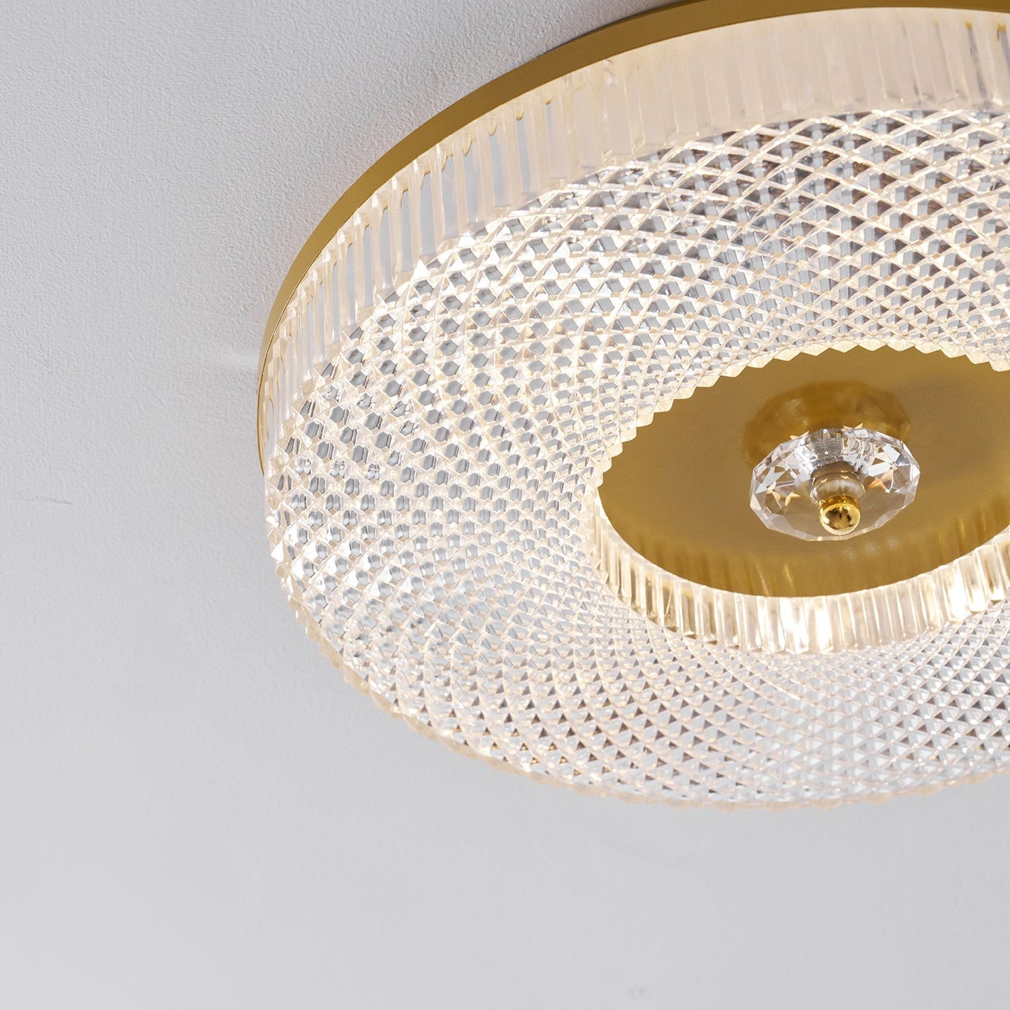 Corissam | Slim Disc Contemporary Geometric Surface Mounted Ceiling Light