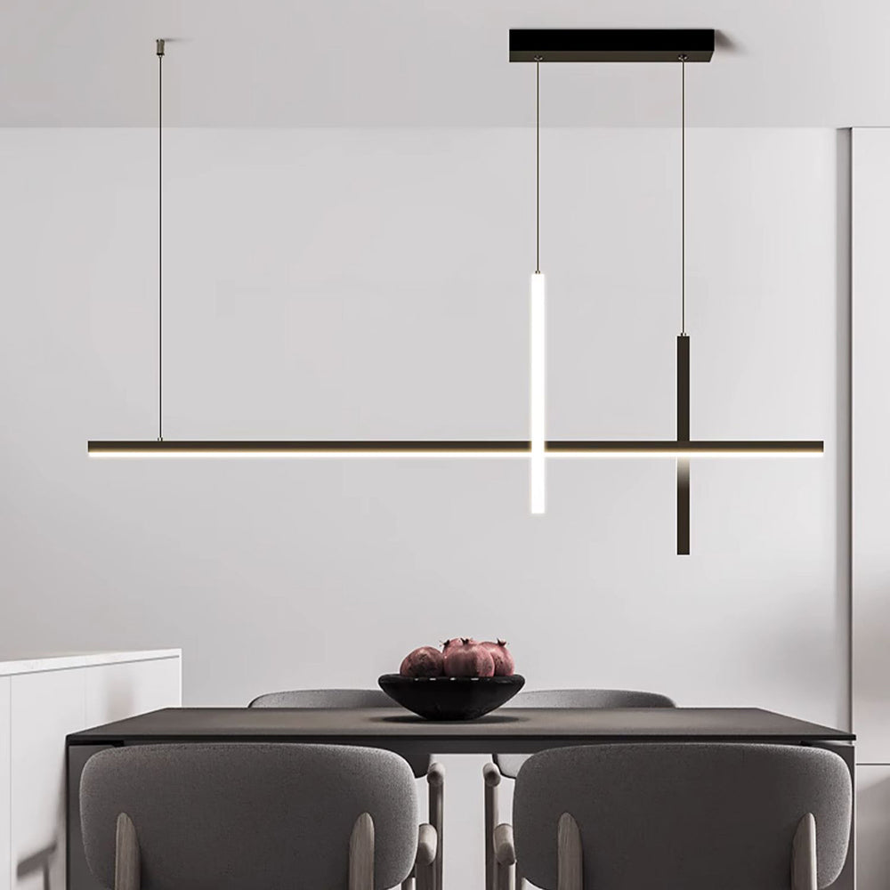 Thalun | Minimalist Linear Architectural LED Suspension Pendant Light