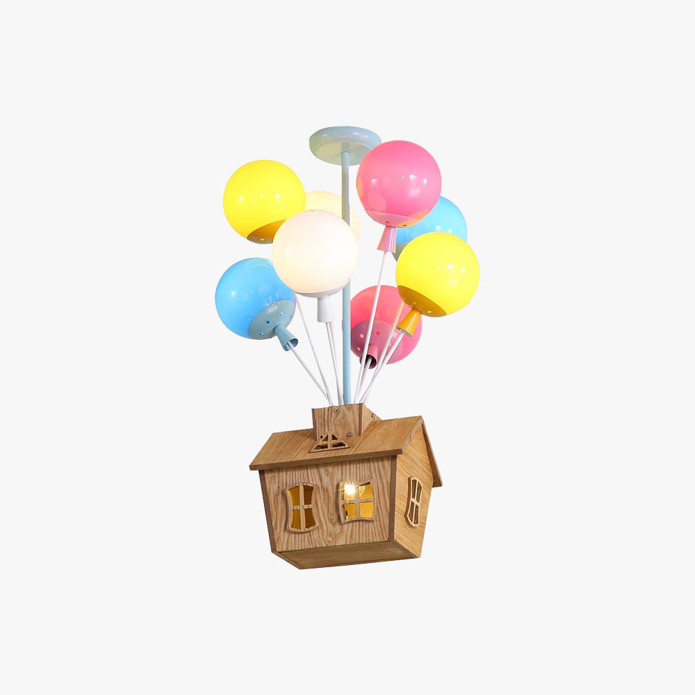 Valaura | Balloon Cluster Whimsical House Motif Ceiling Light