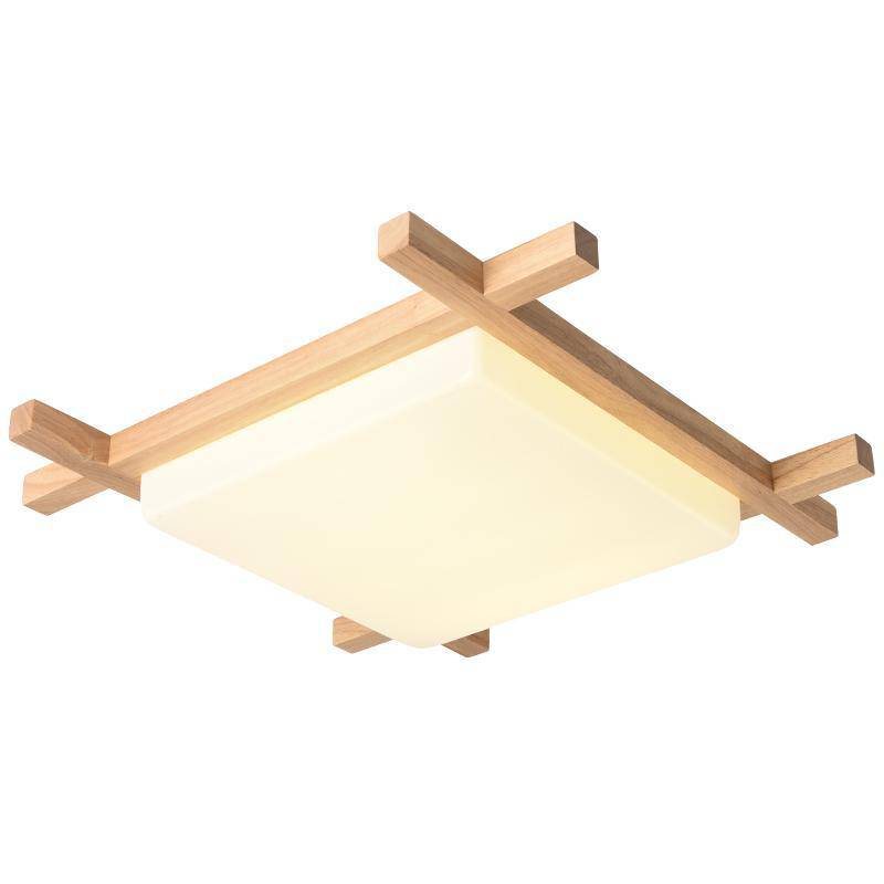 Tasmarith | Nordic Linear Block Wood Ceiling Light Fixture