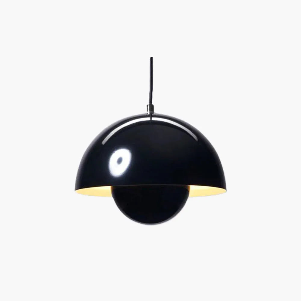 Aerizun | Mid-Century Spherical Silhouette Metal Pendant Light