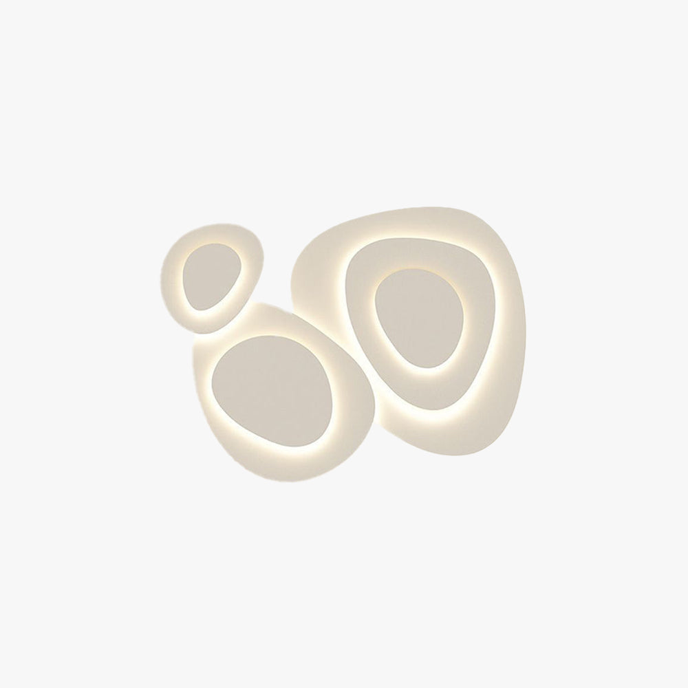 Lyravall | Modern Cloud Silhouette Metal Flush Mount Ceiling Light