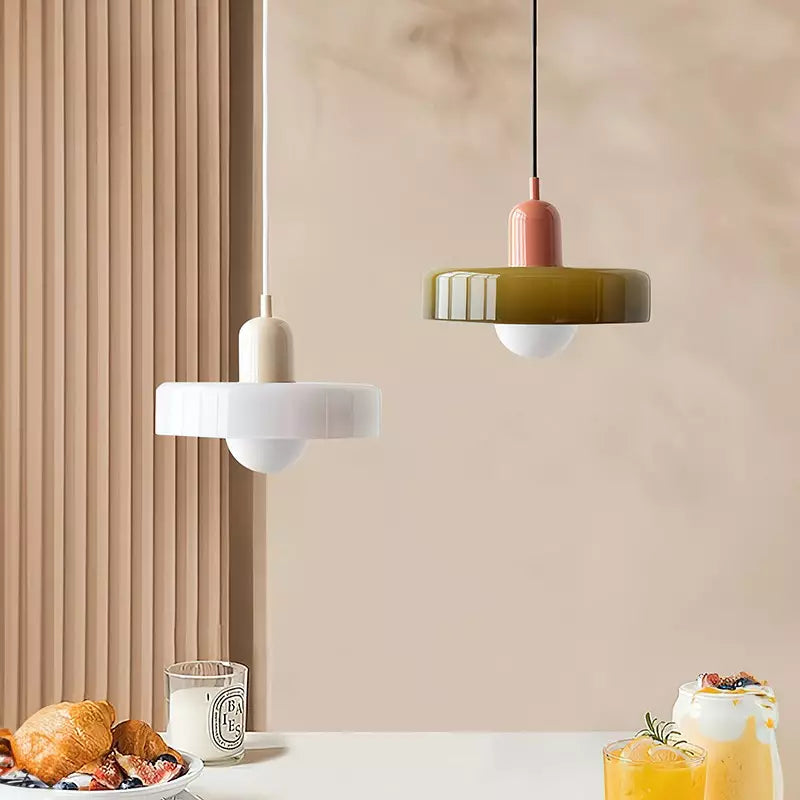 Vetro | Bauhaus Style Colored Glass Pendant Light