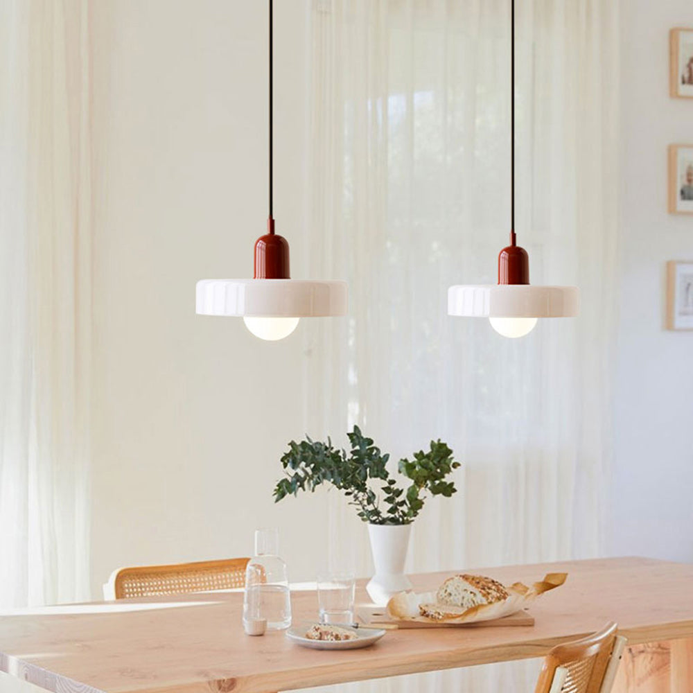 Vetro | Bauhaus Style Colored Glass Pendant Light
