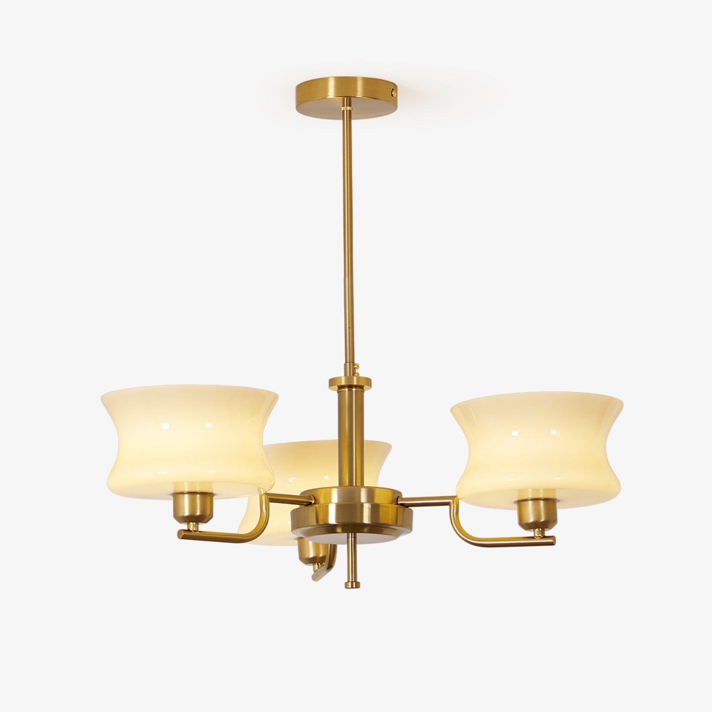 Kendroma | Antique Inspired Curved Globe Glass Ceiling Light
