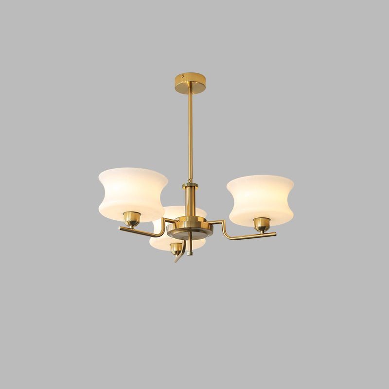 Kendroma | Antique Inspired Curved Globe Glass Ceiling Light
