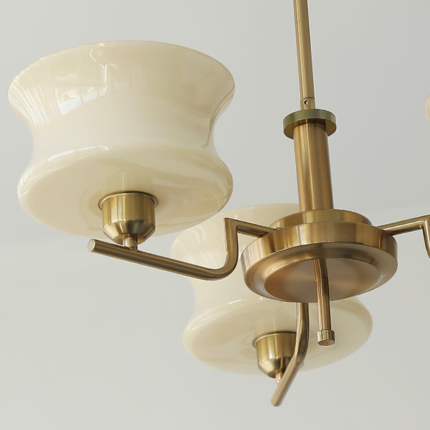 Kendroma | Antique Inspired Curved Globe Glass Ceiling Light