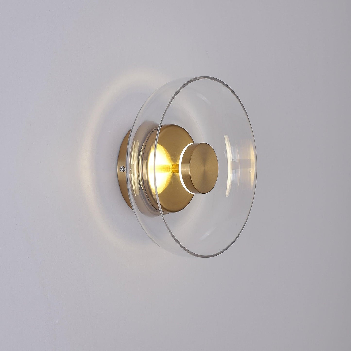 Luvia | Nordic Ribbed Glass Art Deco Wall Light