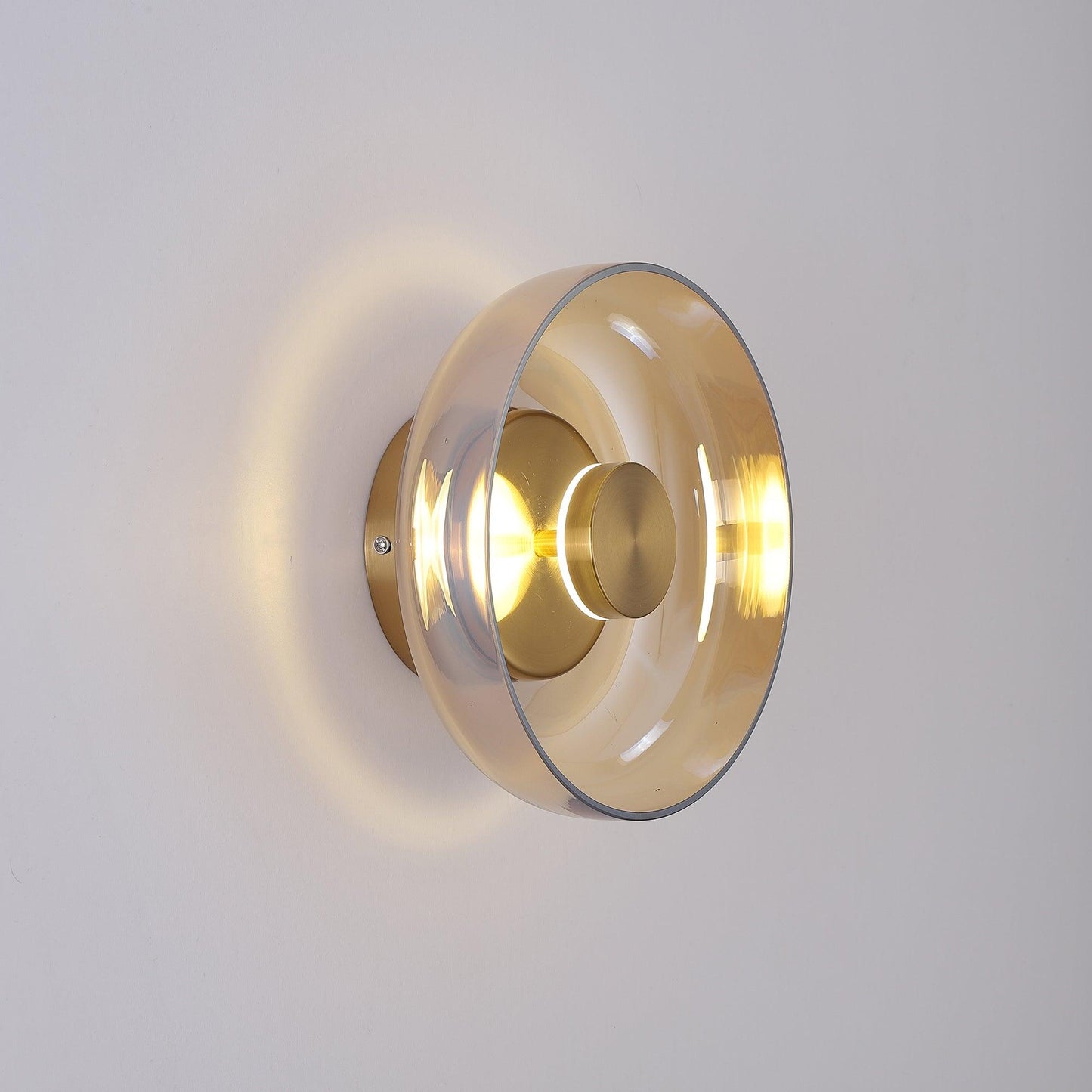 Luvia | Nordic Ribbed Glass Art Deco Wall Light