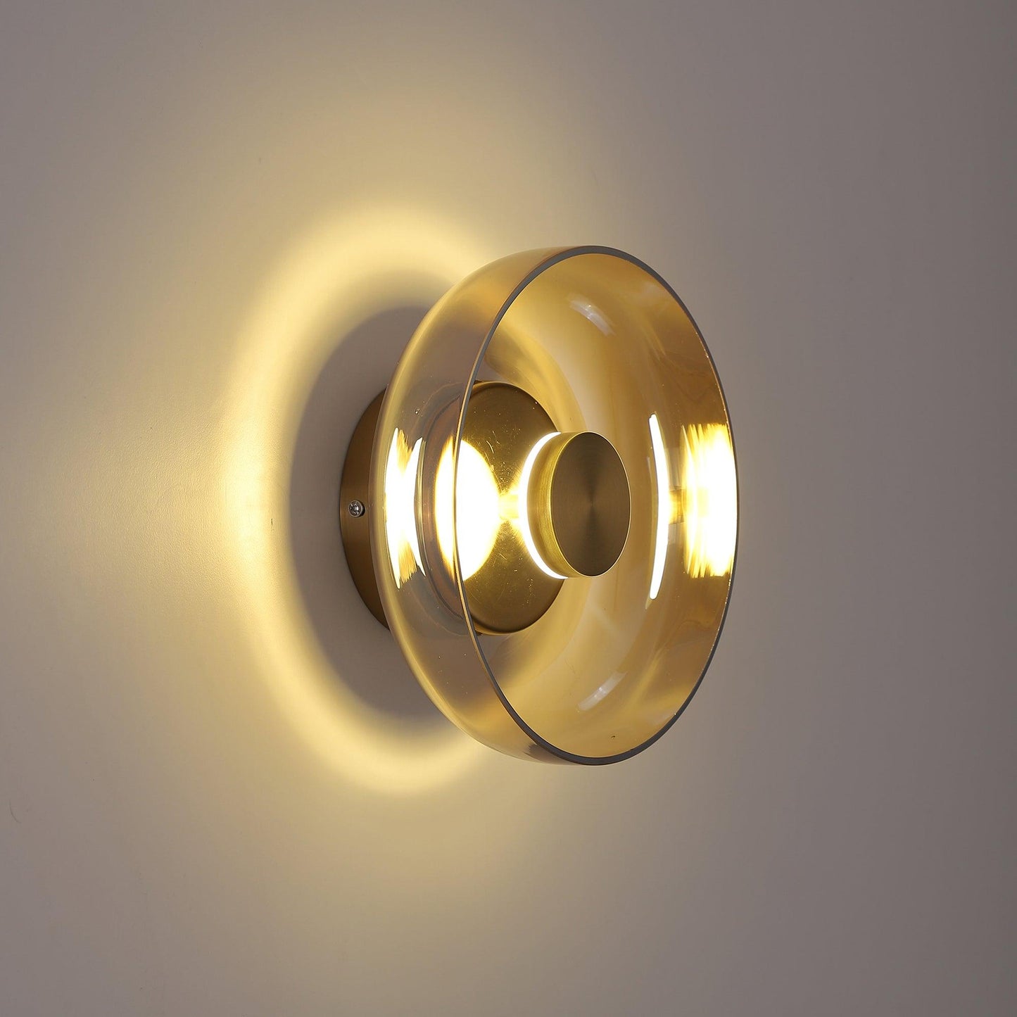 Luvia | Nordic Ribbed Glass Art Deco Wall Light