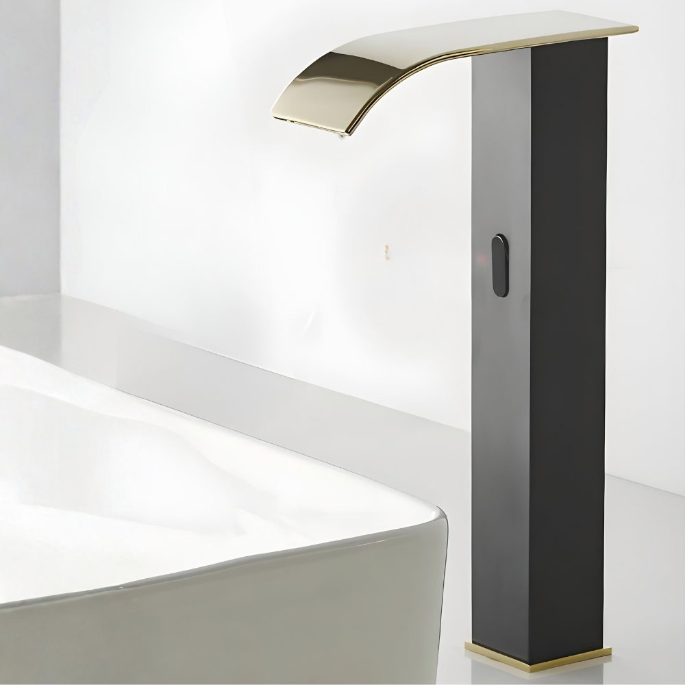 Eldrinn | Modern Arched Silhouette Automatic Motion Sensor Bathroom Sink Tap