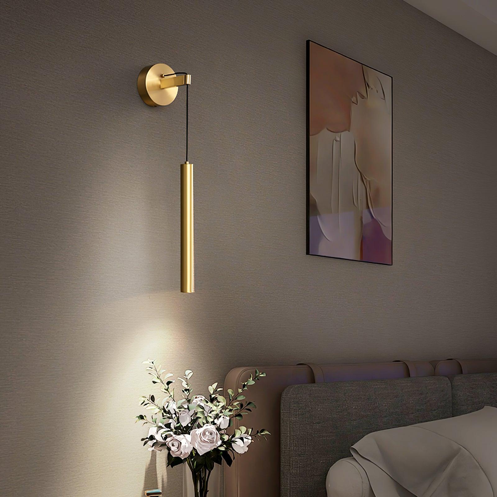 Albronix | Linear Brass Minimalist LED Architectural Wall Pendant Light