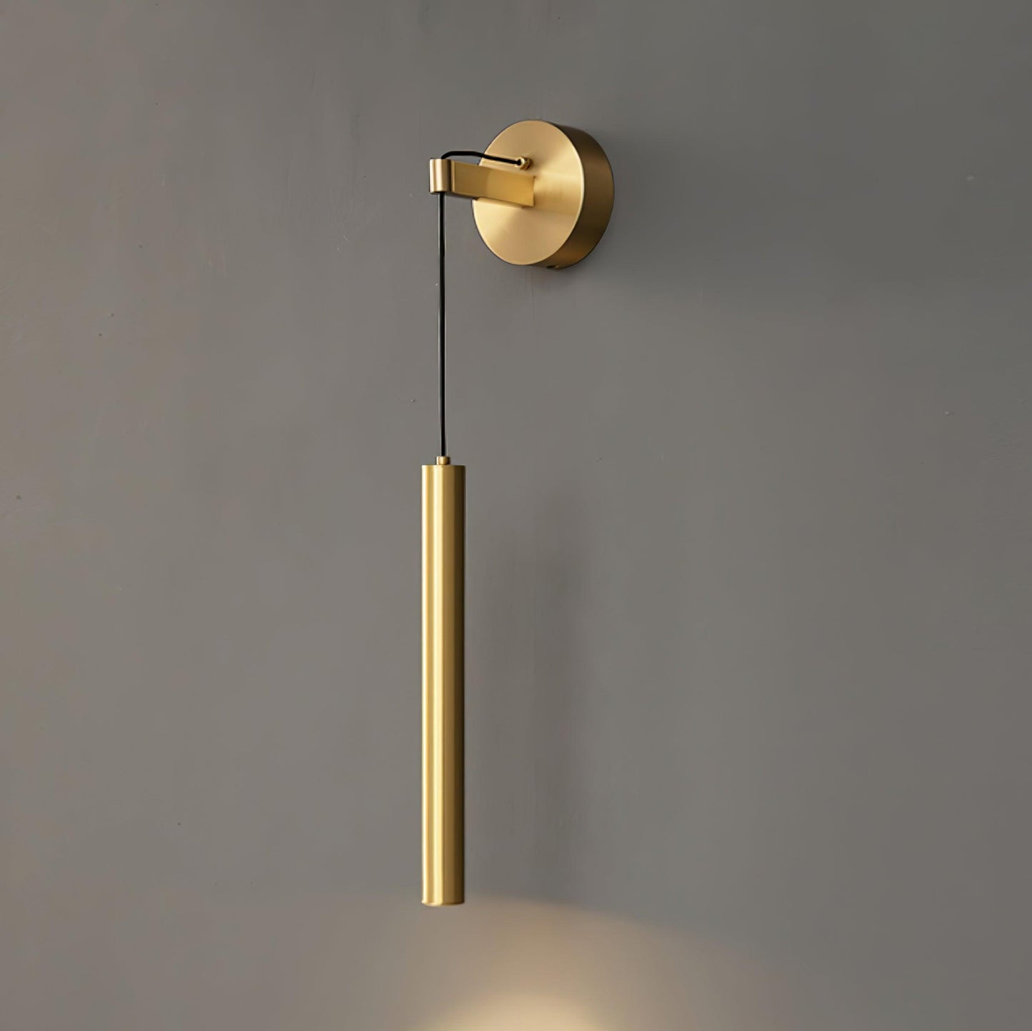 Albronix | Linear Brass Minimalist LED Architectural Wall Pendant Light