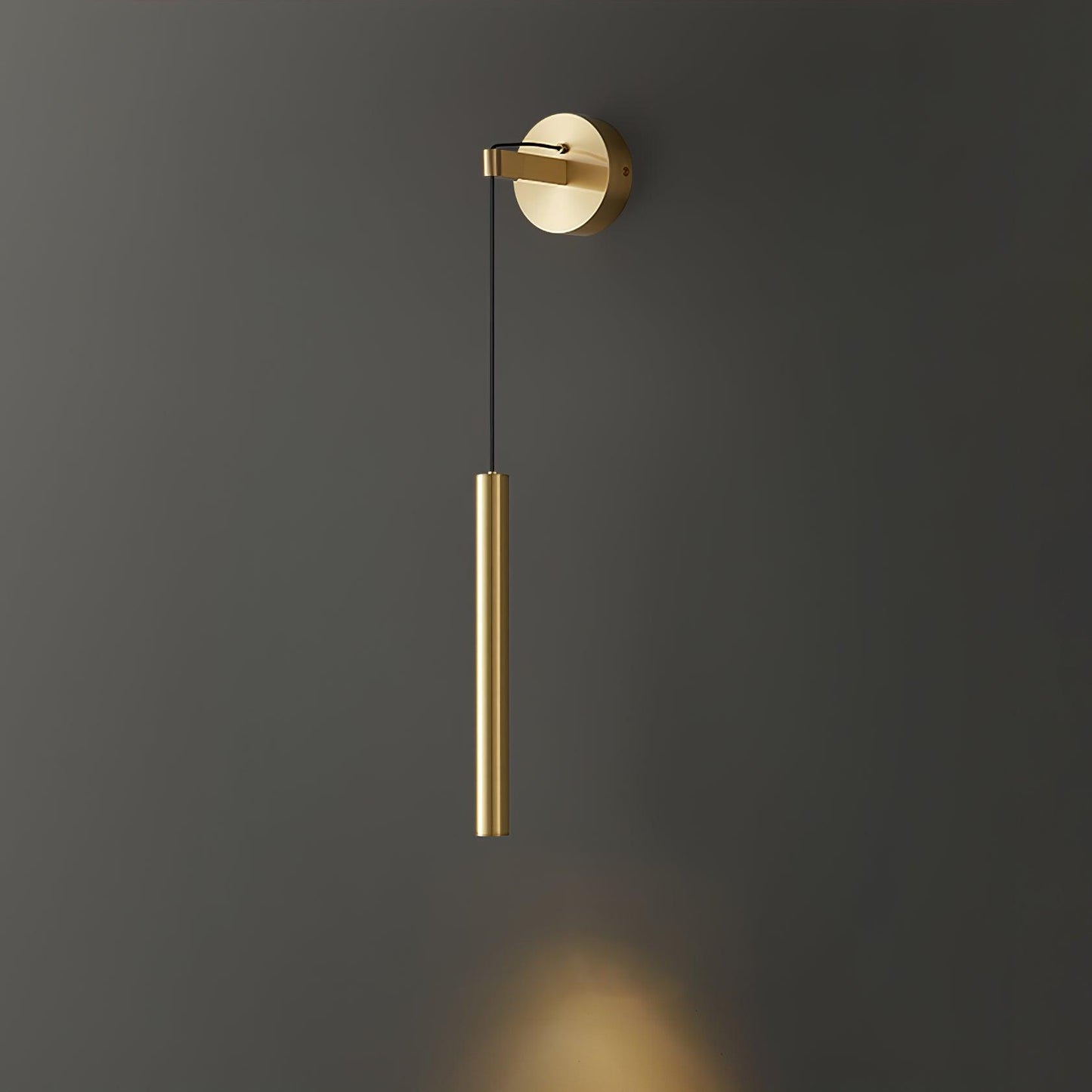 Albronix | Linear Brass Minimalist LED Architectural Wall Pendant Light