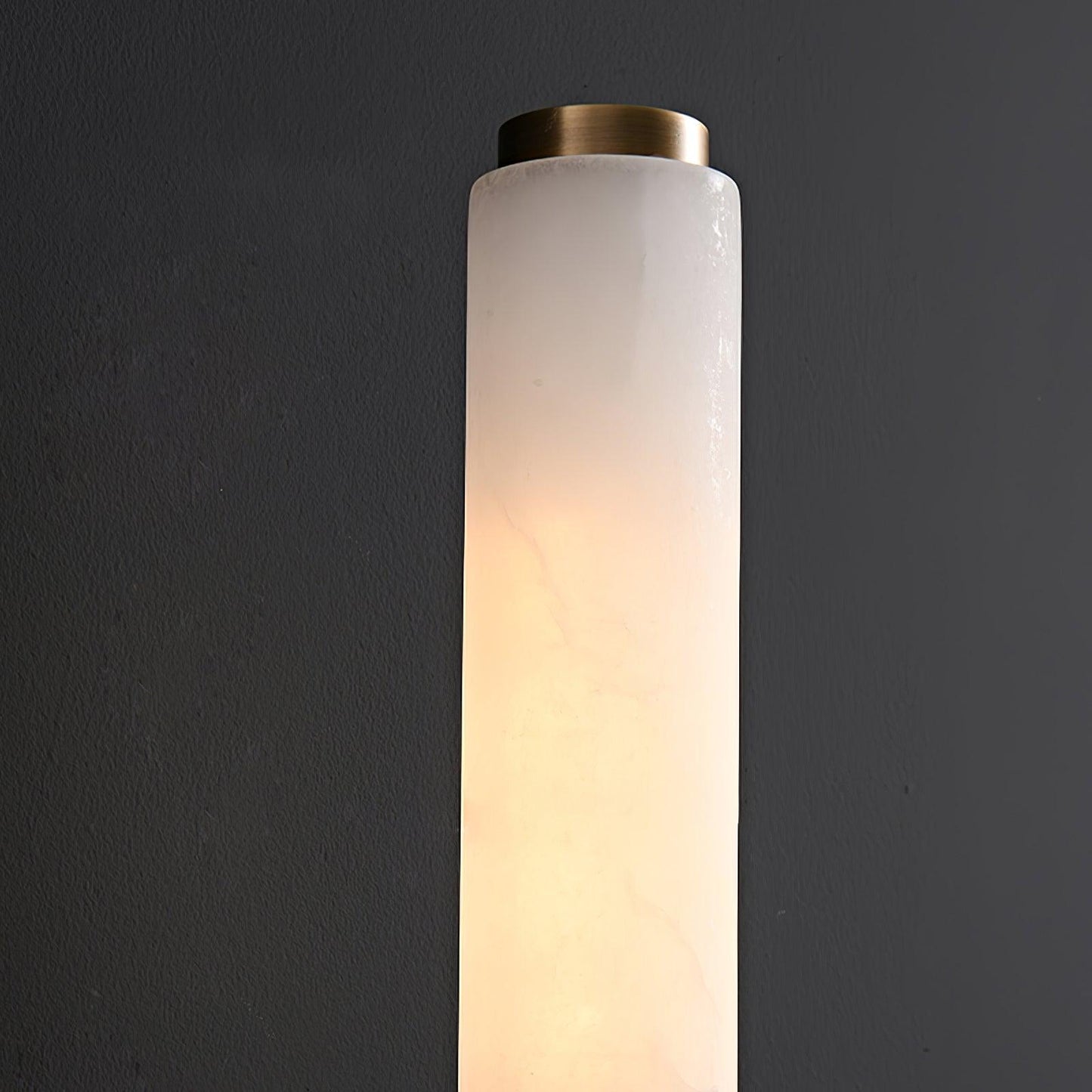 Kelsorim | Geometric Minimalist Alabaster Cylinder Wall Light