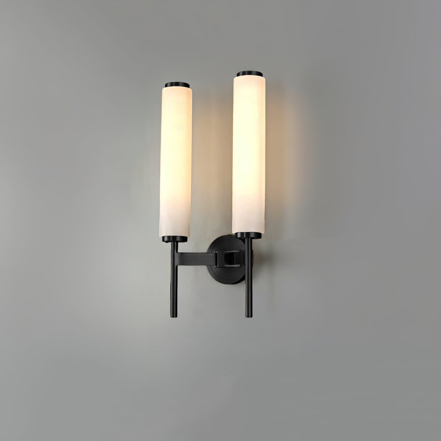 Kelsorim | Geometric Minimalist Alabaster Cylinder Wall Light