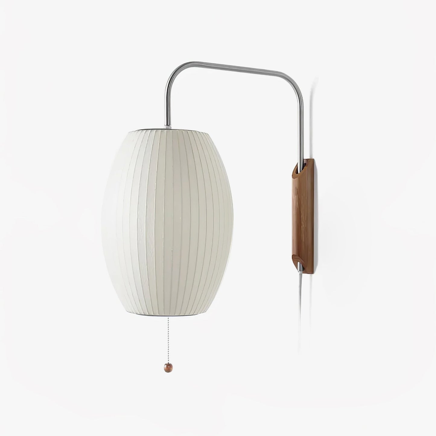 Kyntaroc | Retro Ribbed Silhouette Floating Globe Wall Light