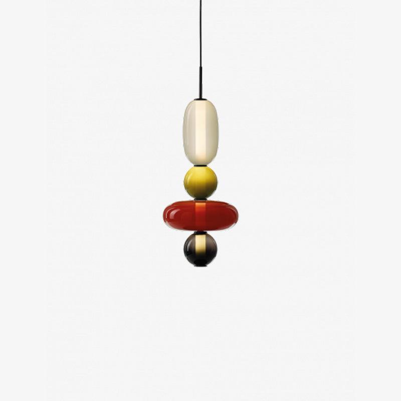 Nyxorise | Artisan Raindrop Cluster Glass Pendant Light