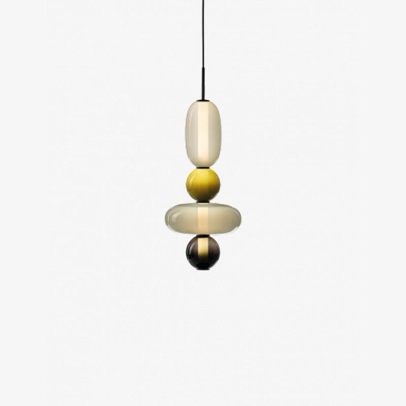 Nyxorise | Artisan Raindrop Cluster Glass Pendant Light