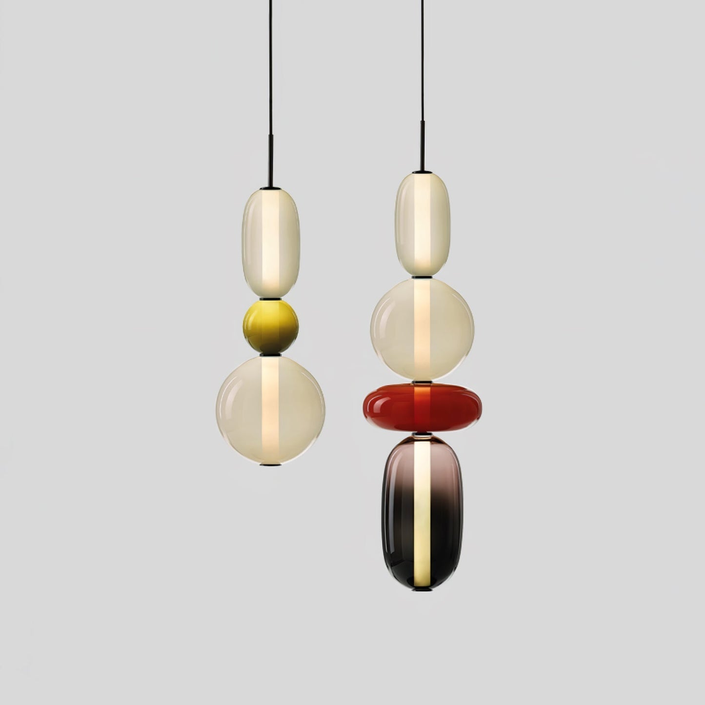 Nyxorise | Artisan Raindrop Cluster Glass Pendant Light