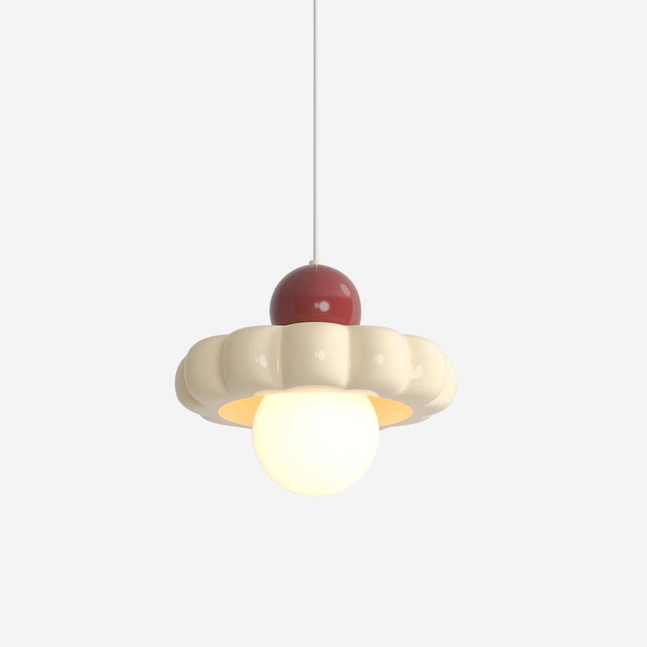 Norda | Nordic Scalloped Dome Floating Globe Pendant Light