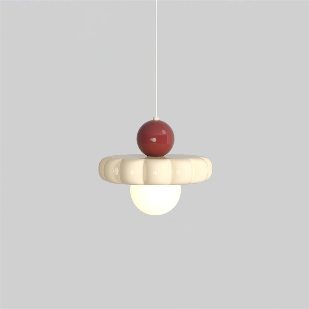 Norda | Nordic Scalloped Dome Floating Globe Pendant Light