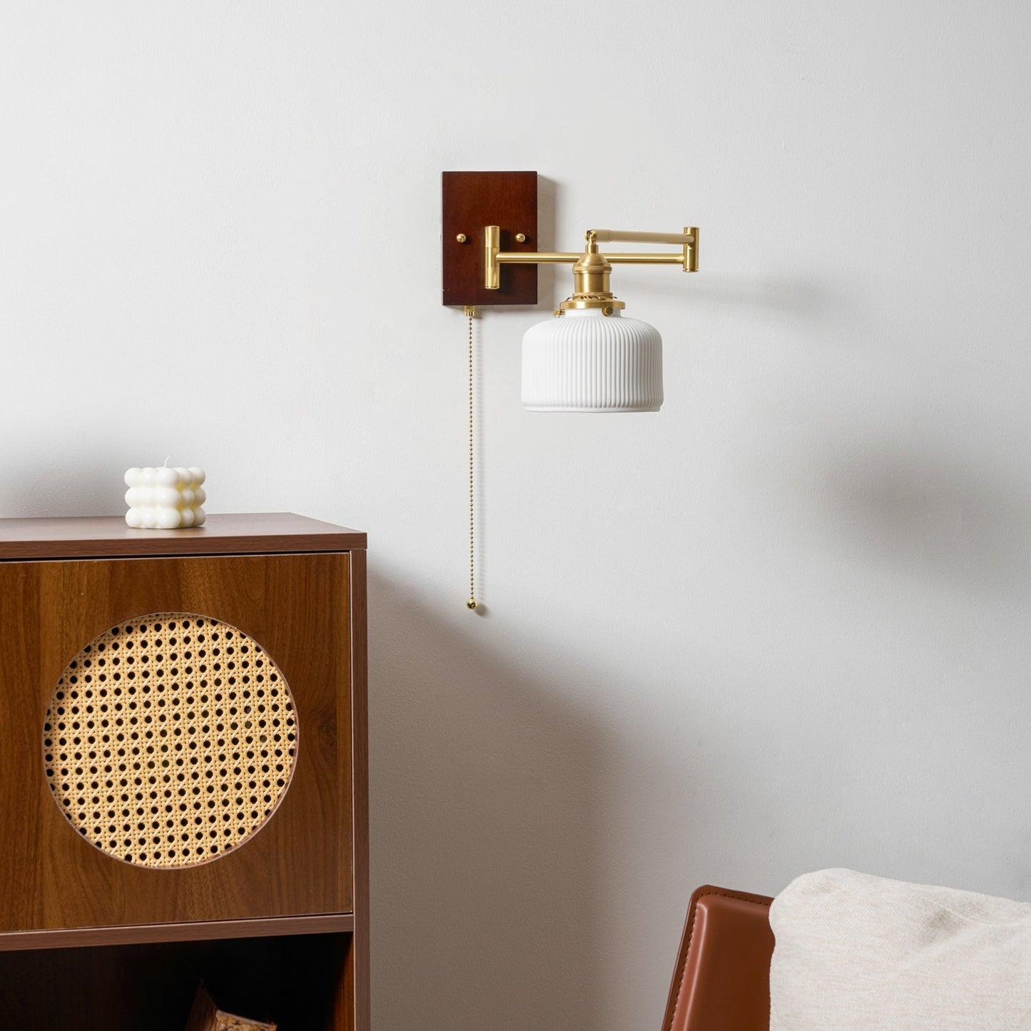 Kalythos | Modern Sculpted Angular Profile Ceramic Wall Light