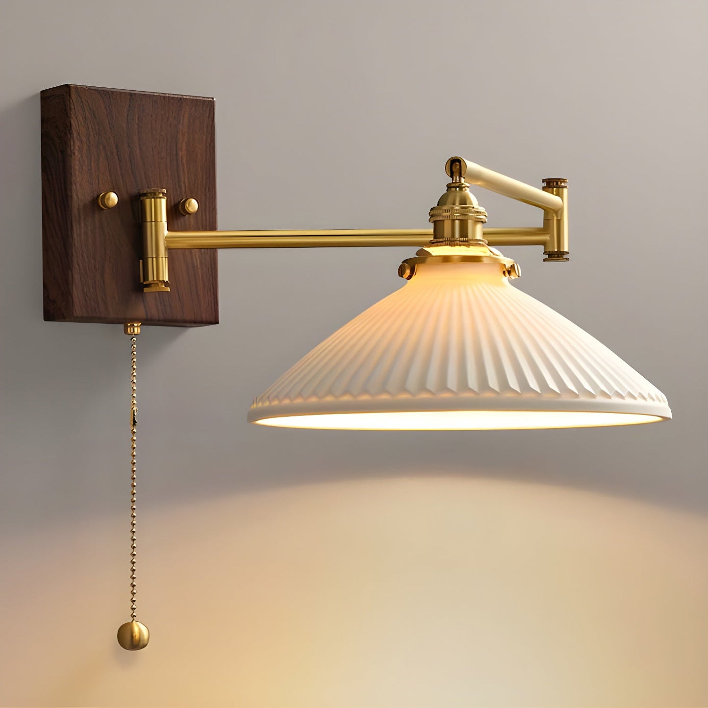 Kalythos | Modern Sculpted Angular Profile Ceramic Wall Light