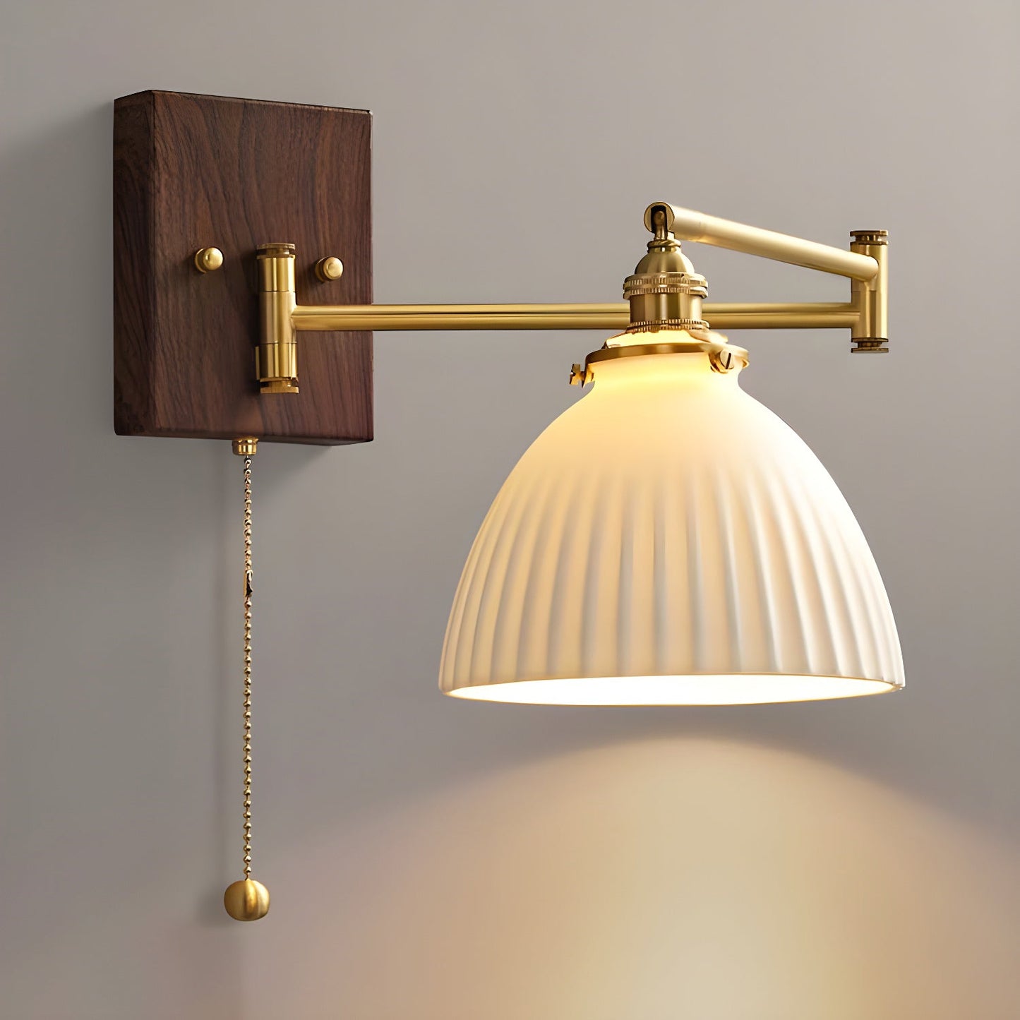 Kalythos | Modern Sculpted Angular Profile Ceramic Wall Light