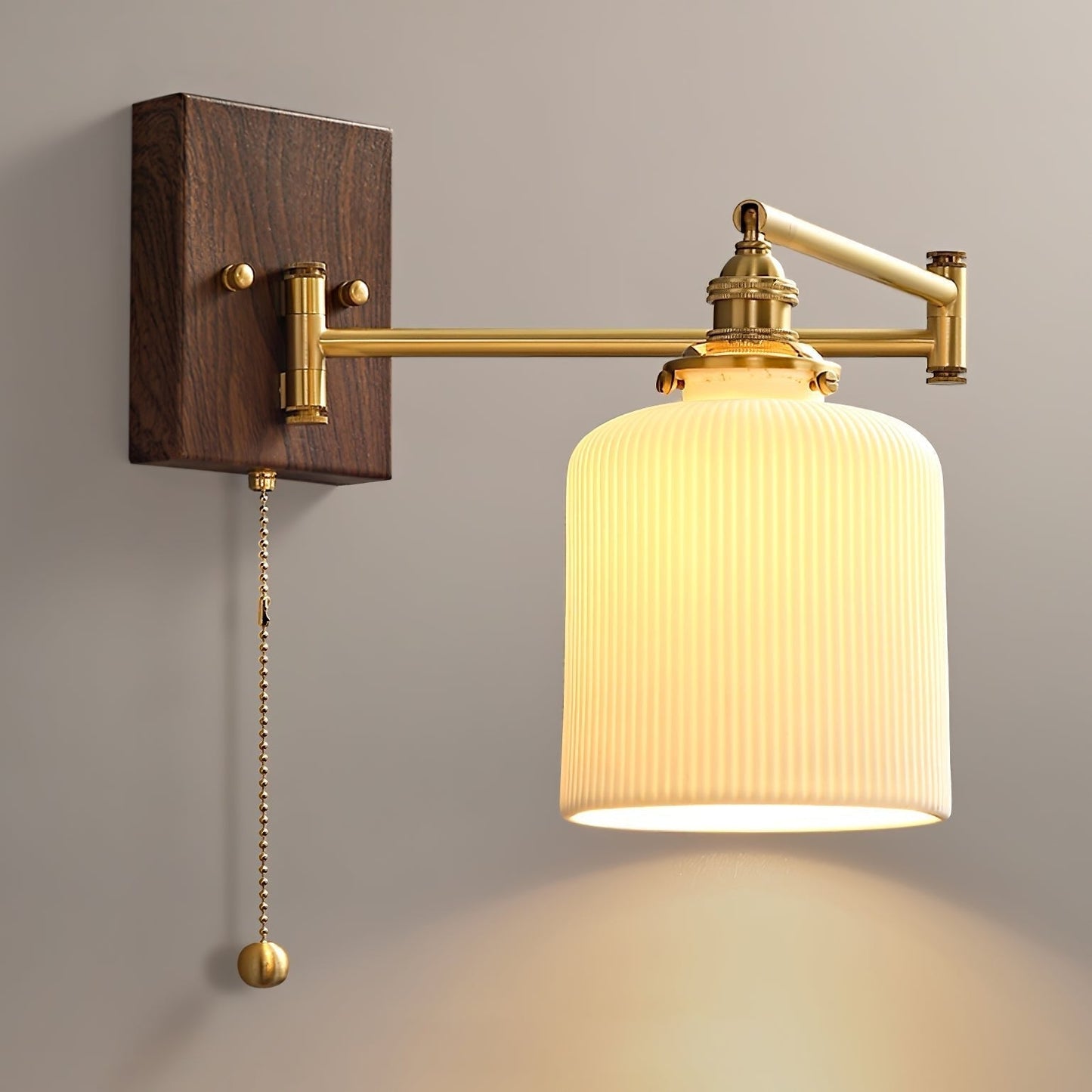 Kalythos | Modern Sculpted Angular Profile Ceramic Wall Light