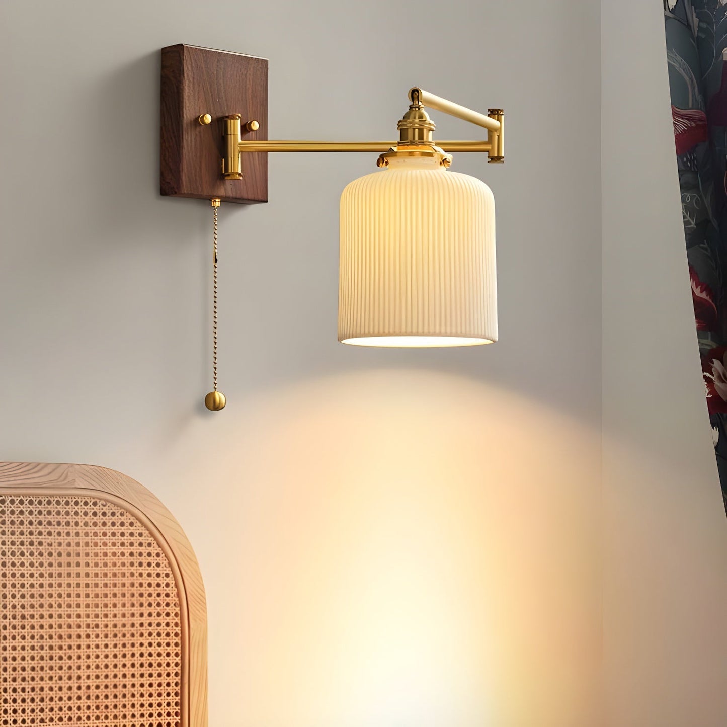 Kalythos | Modern Sculpted Angular Profile Ceramic Wall Light