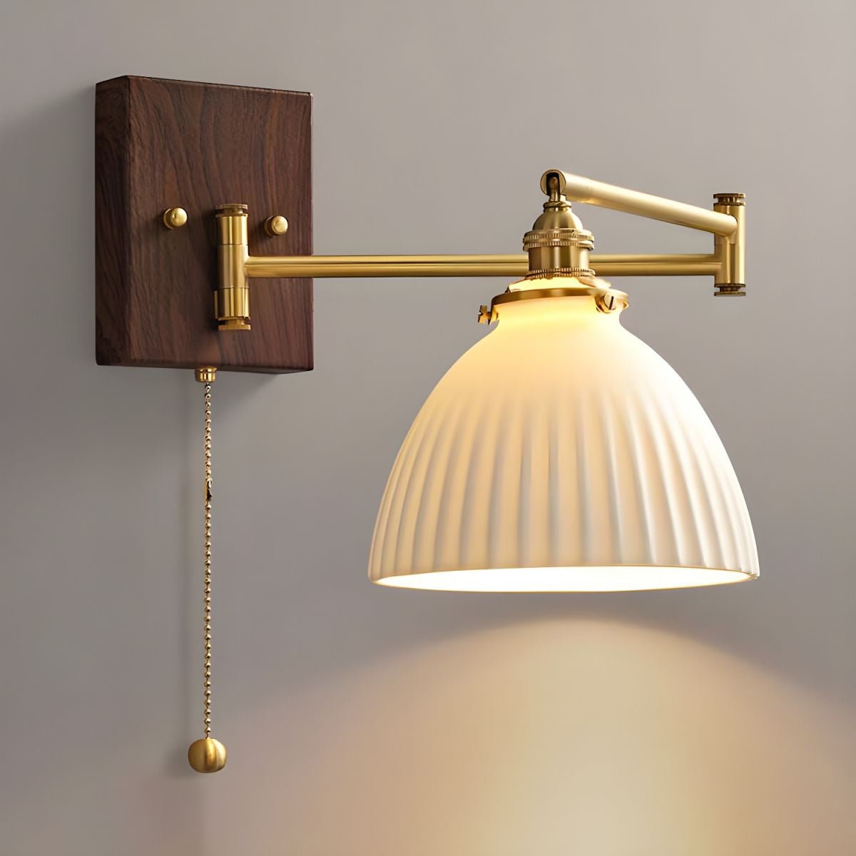 Kalythos | Modern Sculpted Angular Profile Ceramic Wall Light