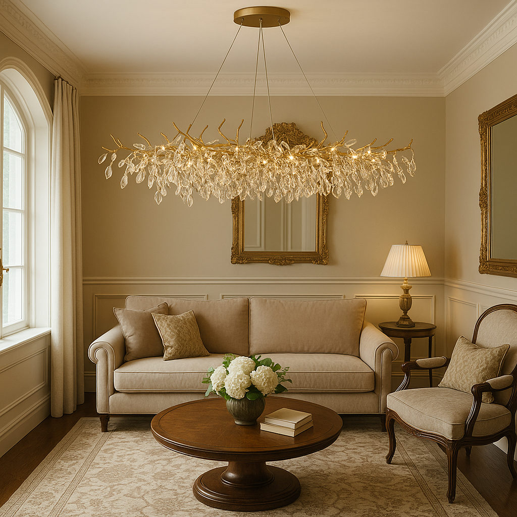 Lumiere | Modern French Style Crystal Branch Chandelier