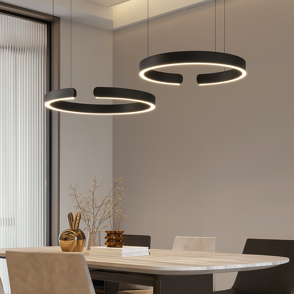 Cyclus | Contemporary Open Ring Metal Pendant Light