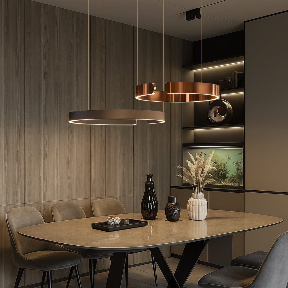 Cyclus | Contemporary Open Ring Metal Pendant Light