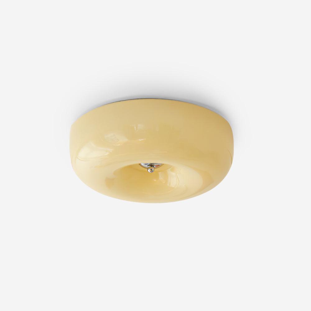 Belvonte | Round Frosted Glass Flush Mount Ceiling Light