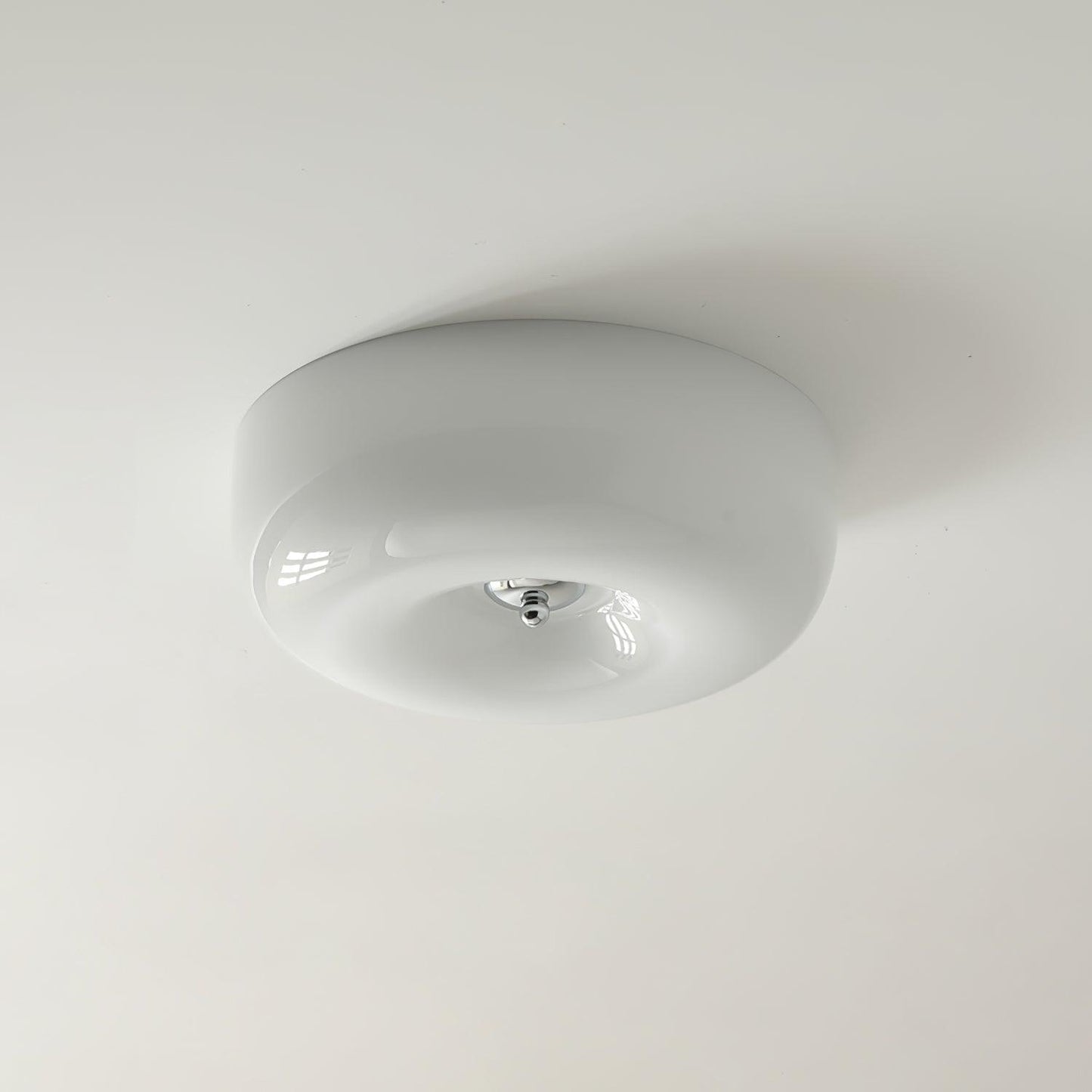 Belvonte | Round Frosted Glass Flush Mount Ceiling Light