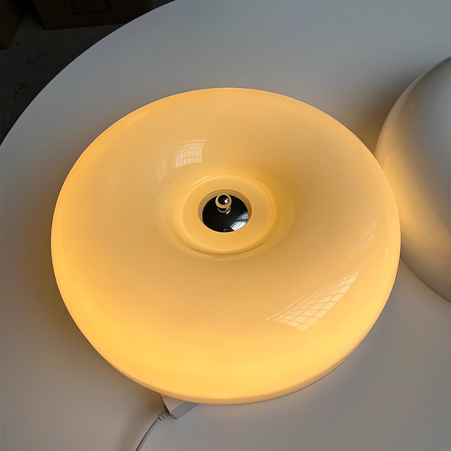 Belvonte | Round Frosted Glass Flush Mount Ceiling Light