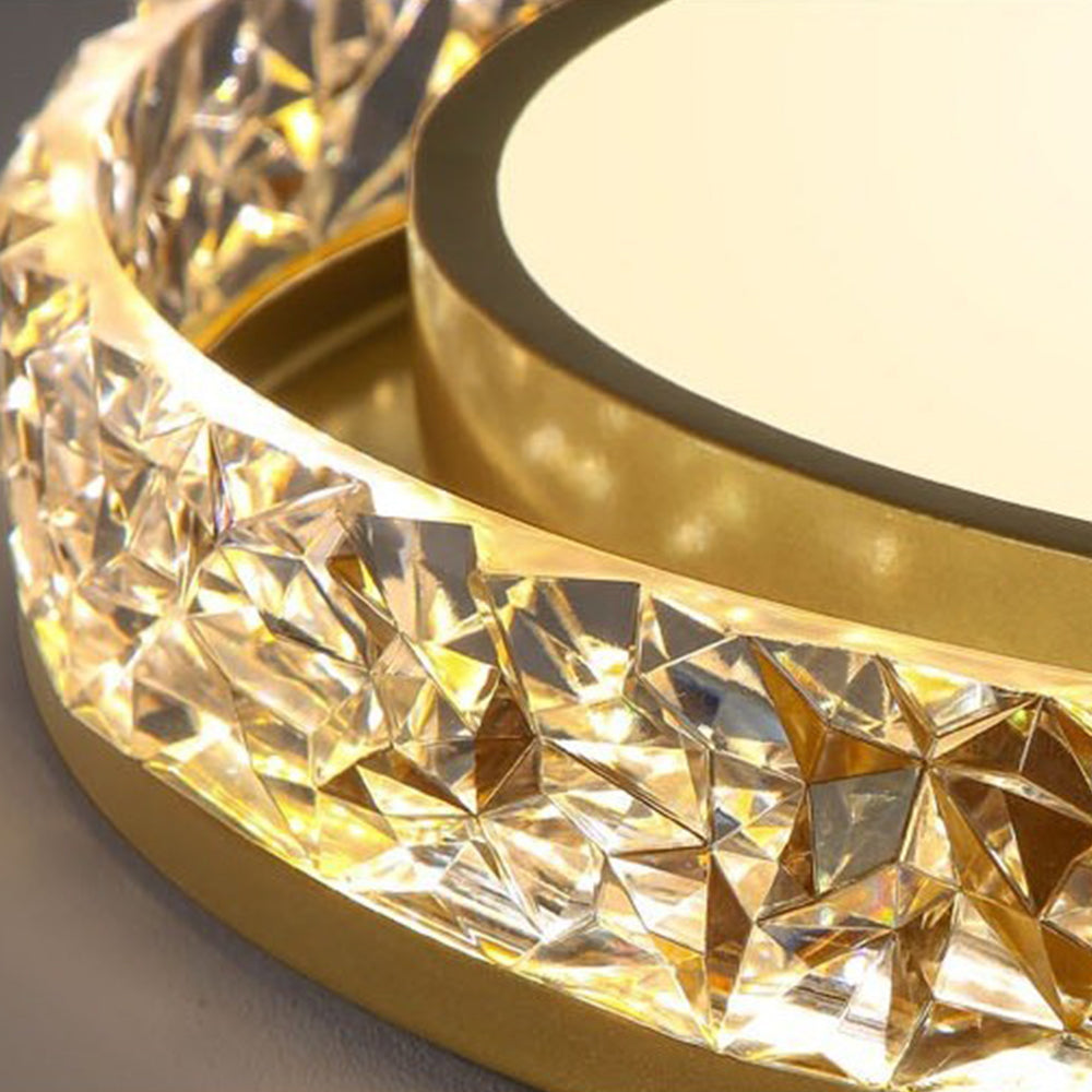 Lustra | Modern Round Acrylic Flush Mount Ceiling Light