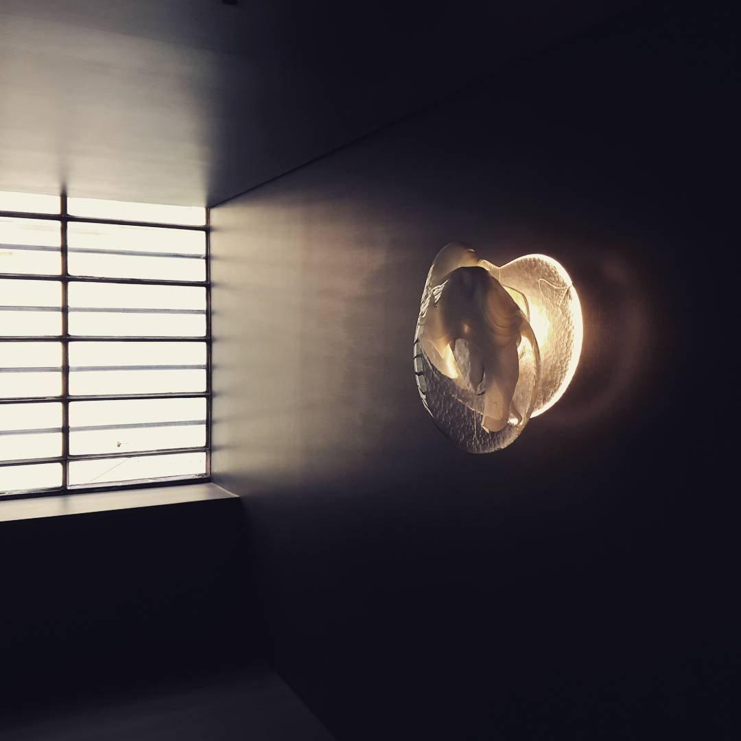 Zoryathen | Translucent Glass Ribbed Sconce Wall Light