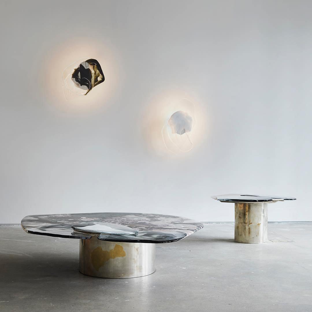 Zoryathen | Translucent Glass Ribbed Sconce Wall Light