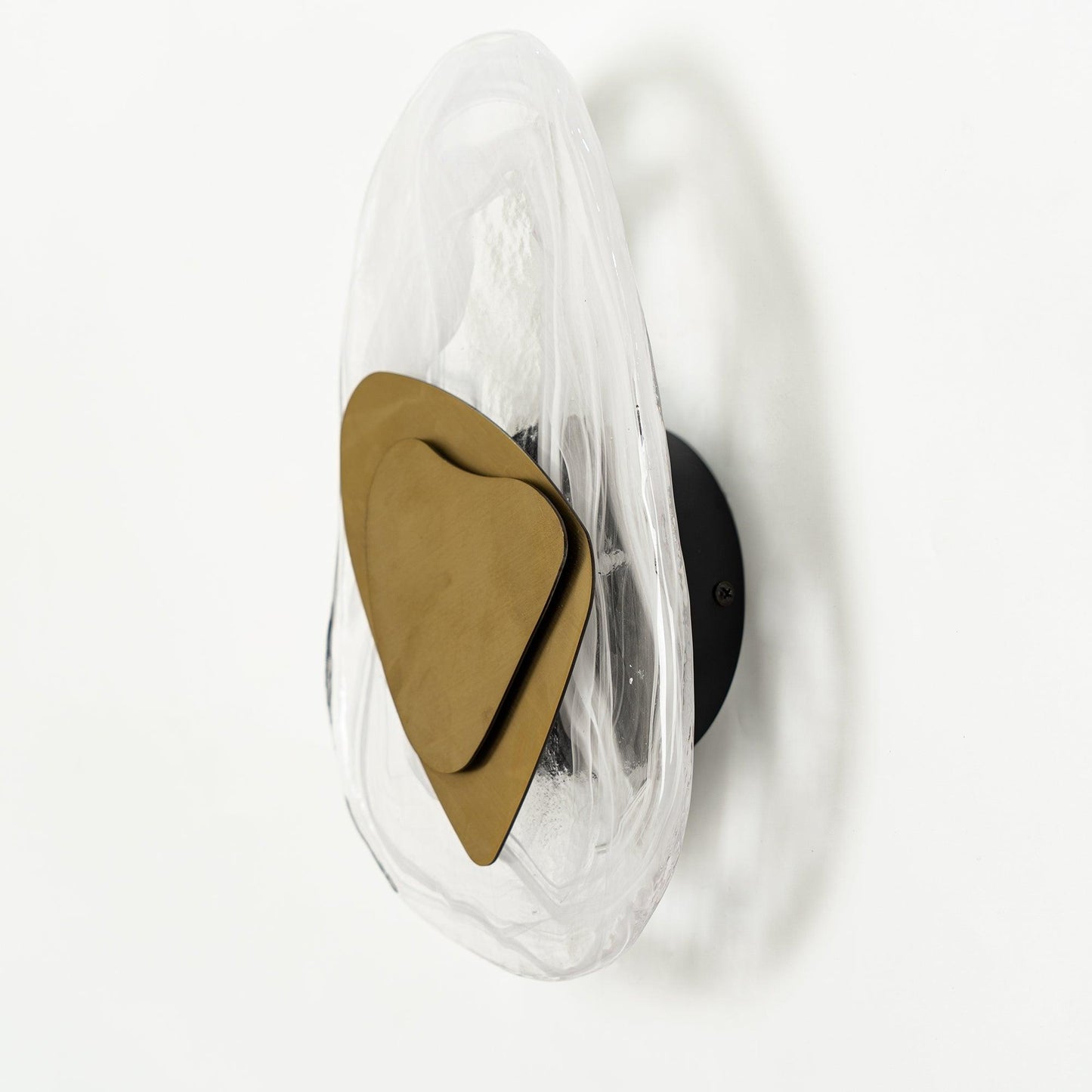 Zoryathen | Translucent Glass Ribbed Sconce Wall Light