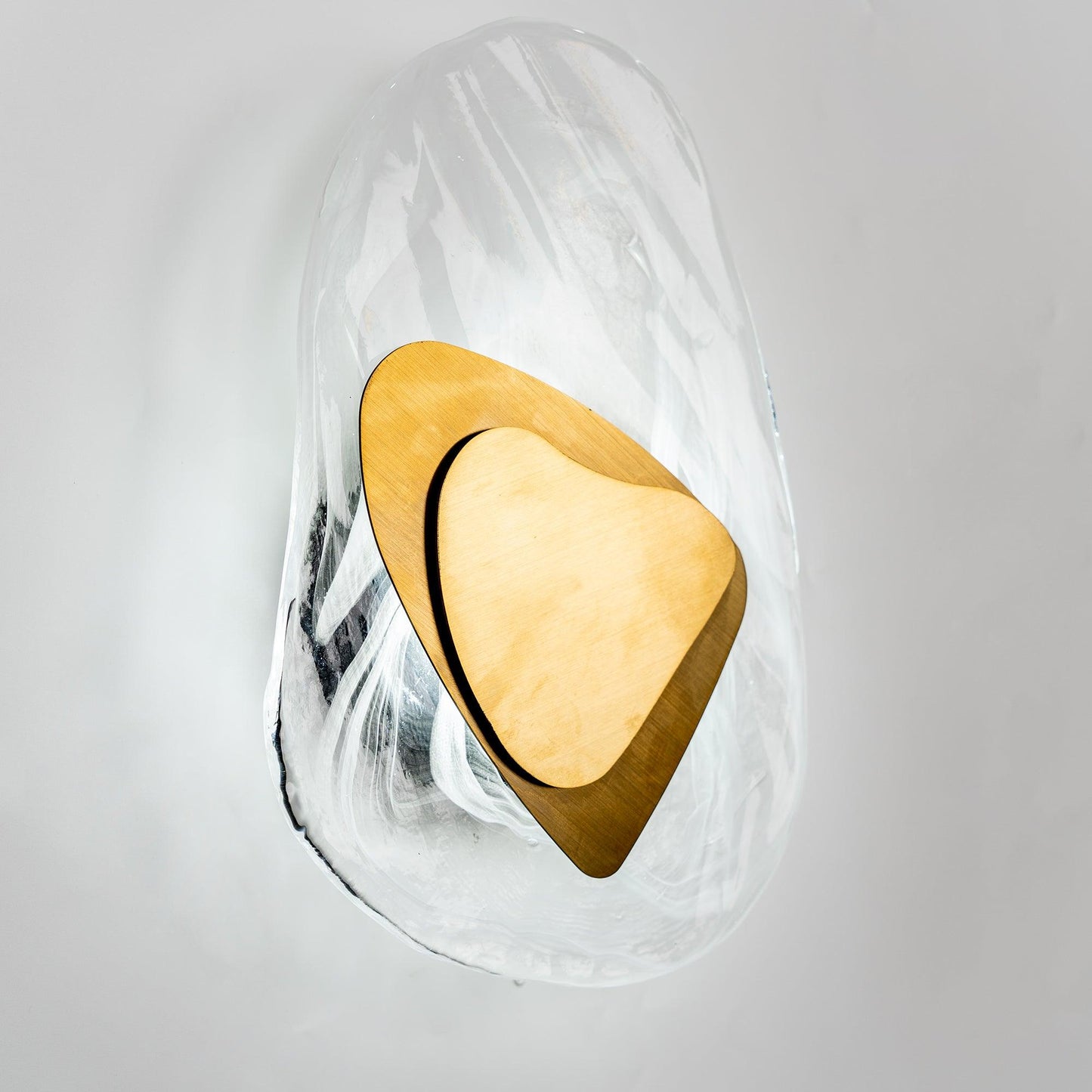 Zoryathen | Translucent Glass Ribbed Sconce Wall Light