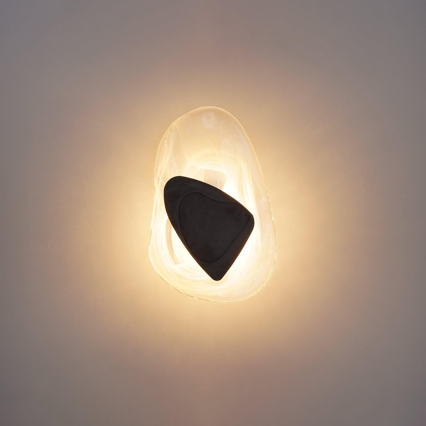 Zoryathen | Translucent Glass Ribbed Sconce Wall Light