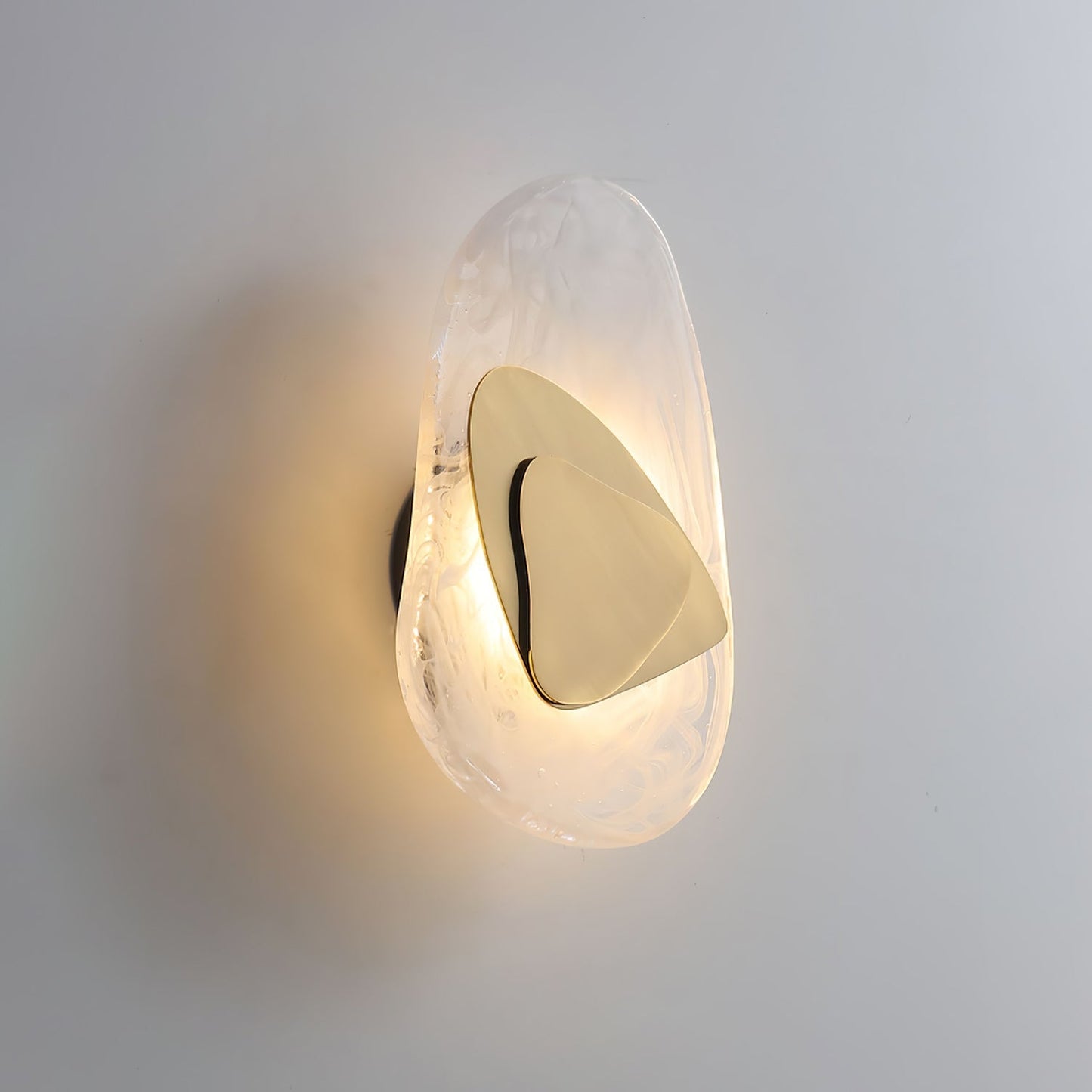 Zoryathen | Translucent Glass Ribbed Sconce Wall Light