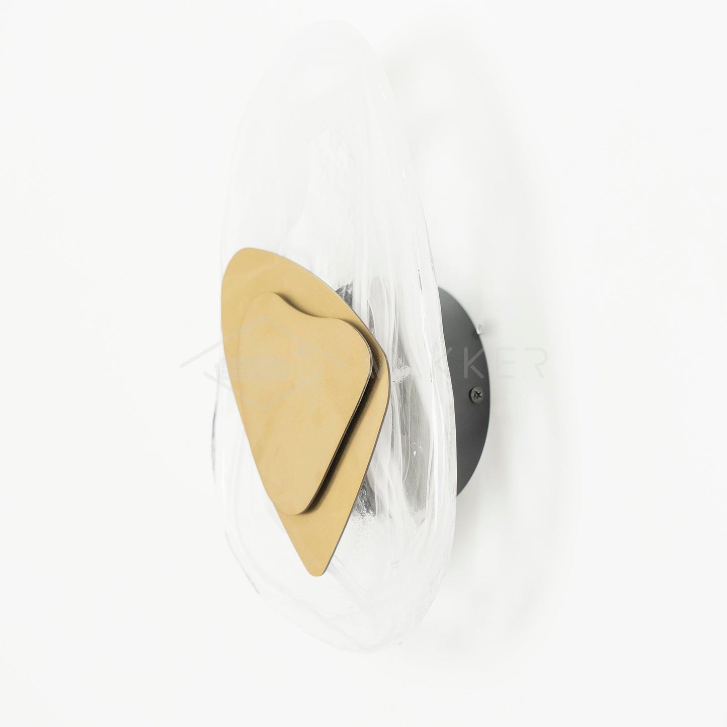 Zoryathen | Translucent Glass Ribbed Sconce Wall Light
