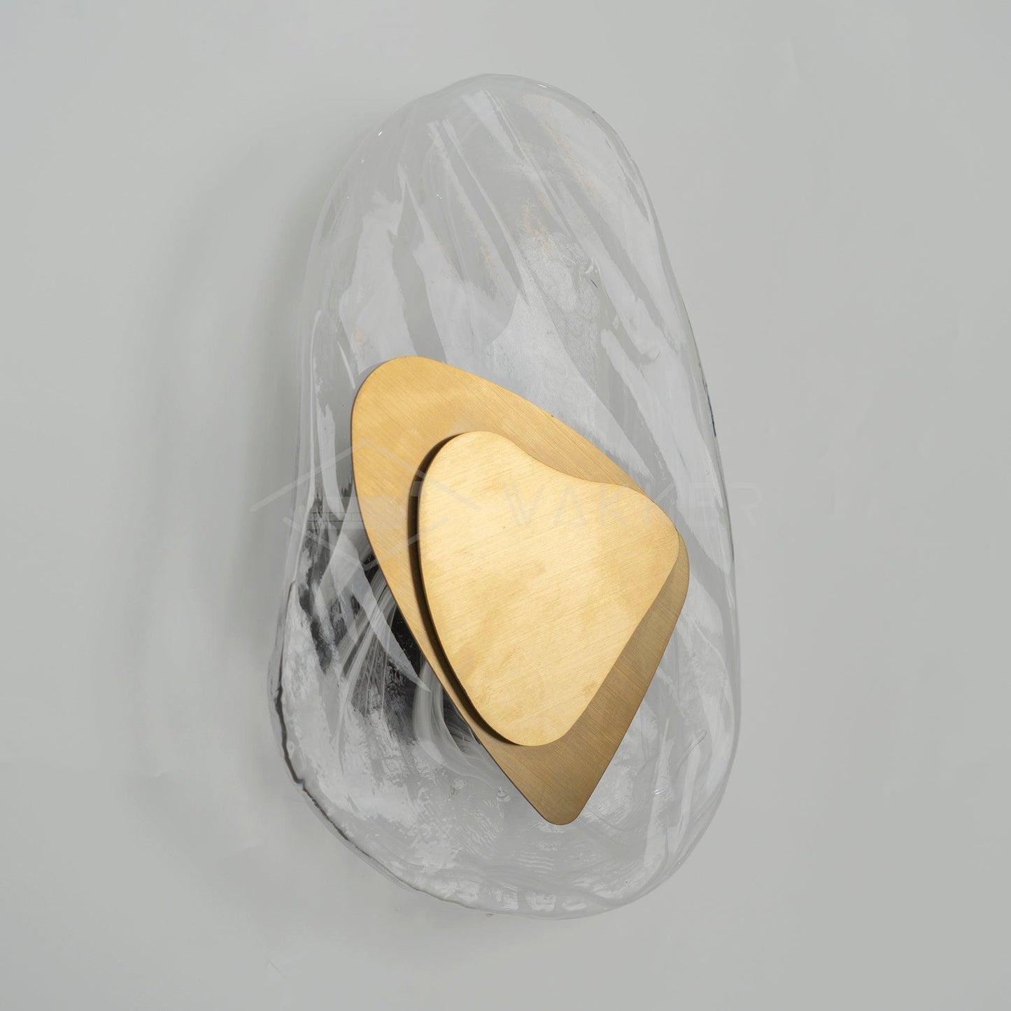 Zoryathen | Translucent Glass Ribbed Sconce Wall Light