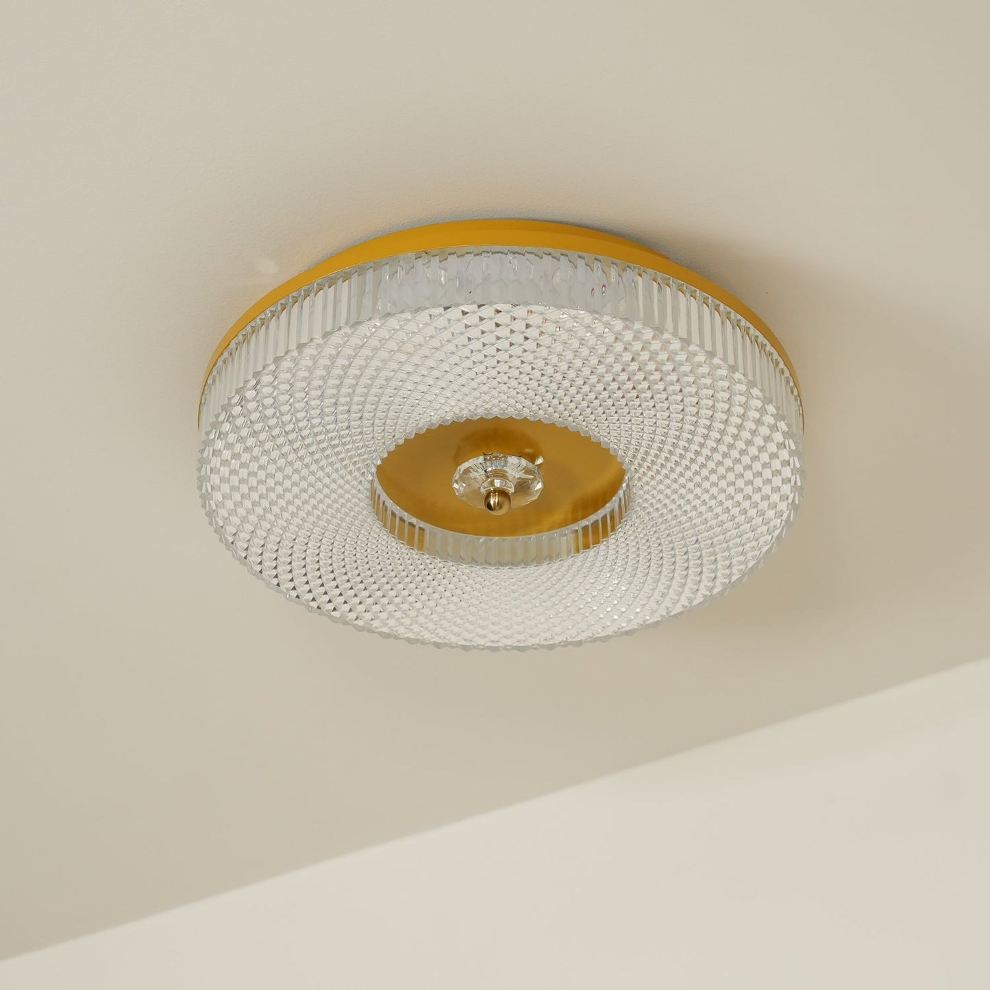 Corissam | Slim Disc Contemporary Geometric Surface Mounted Ceiling Light