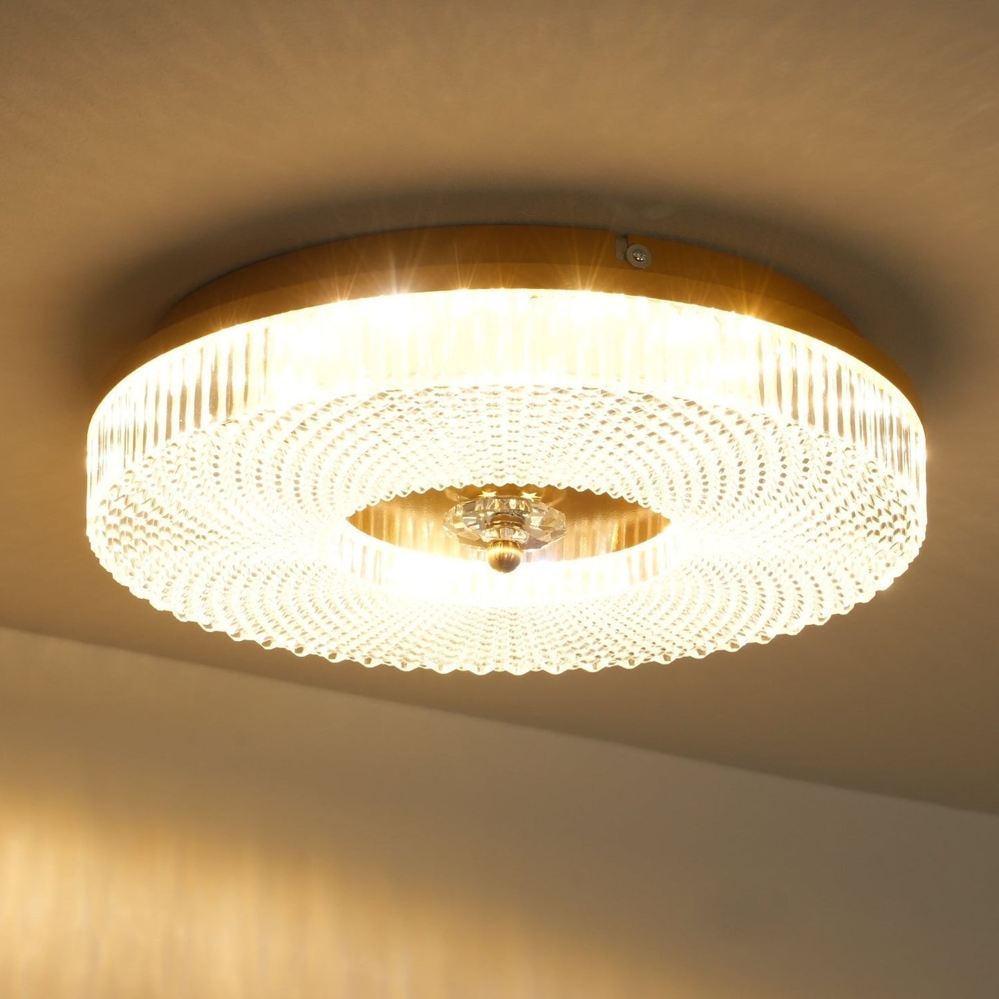 Corissam | Slim Disc Contemporary Geometric Surface Mounted Ceiling Light